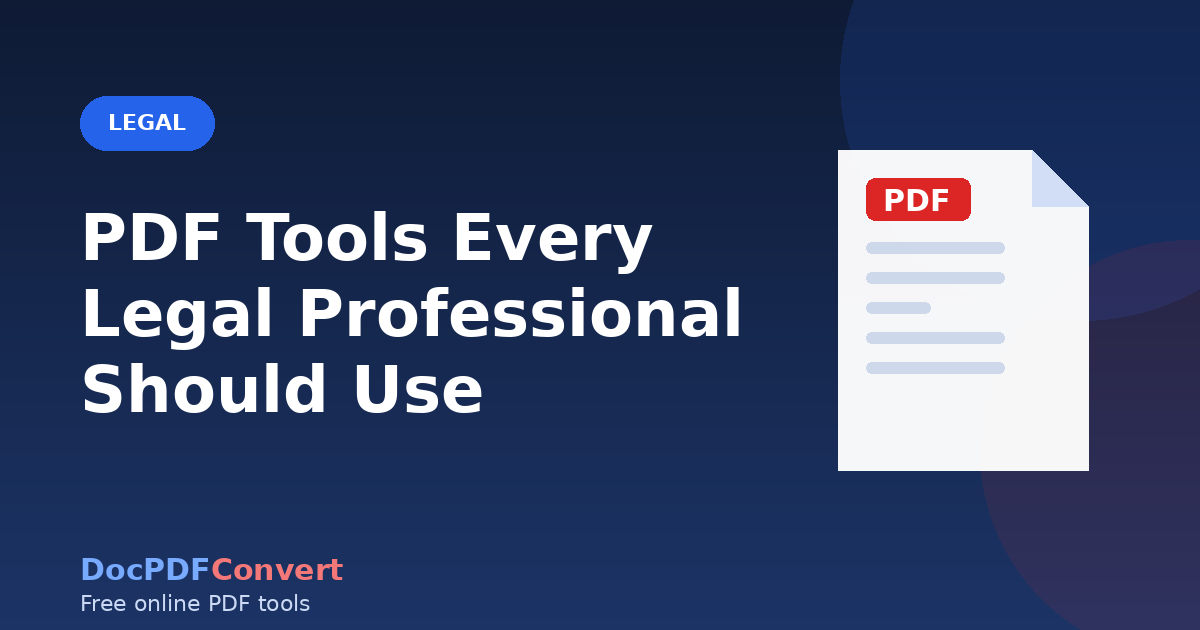 PDF Tools Every Legal Professional Should Use